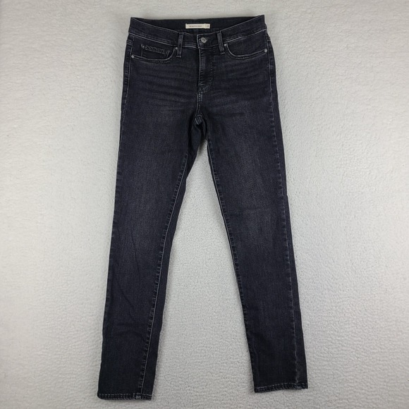 Levi's Denim - Levi's 311 Jeans Womens 28x30 Gray‎ Shaping Skinny Dark Wash Denim